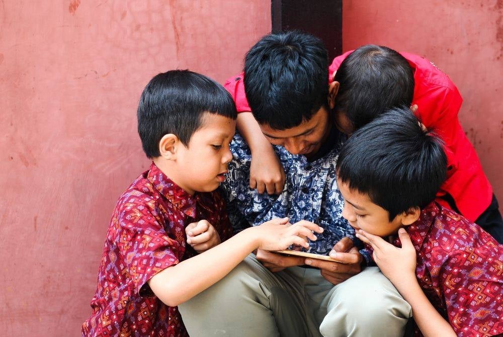 Mobile phone use among children is becoming a growing concern.