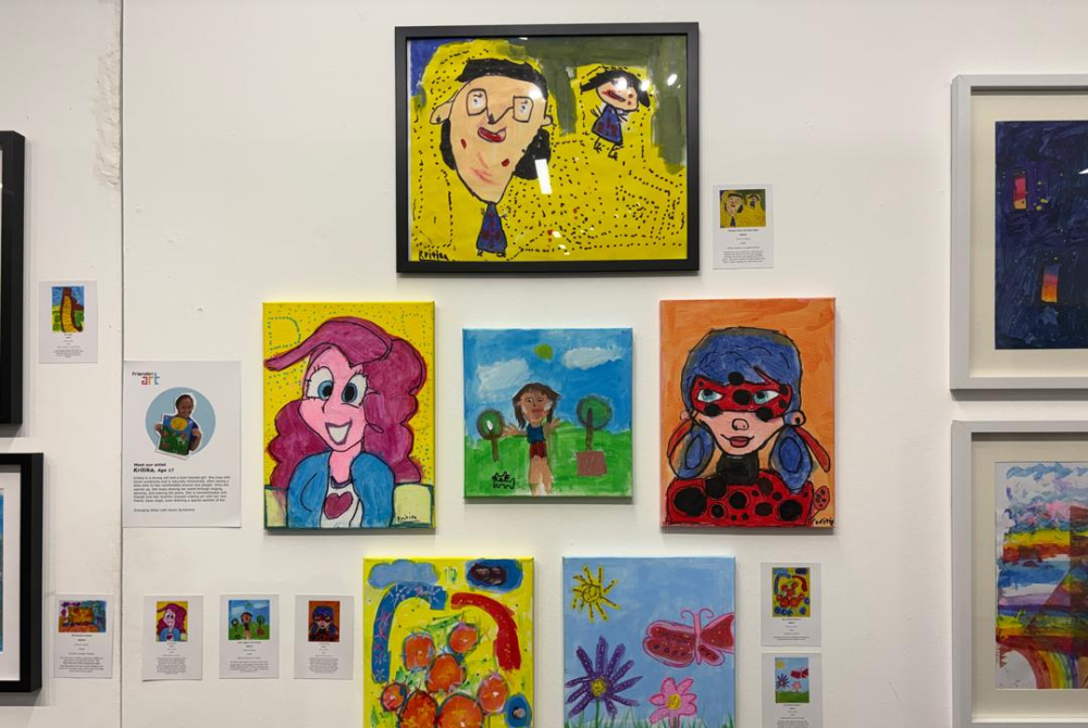 Some of the creative art pieces by Kritika Srimurugan.