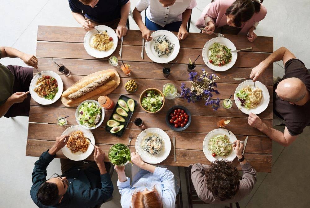 Shared meals often become the quiet moments where families reconnect after a long day.