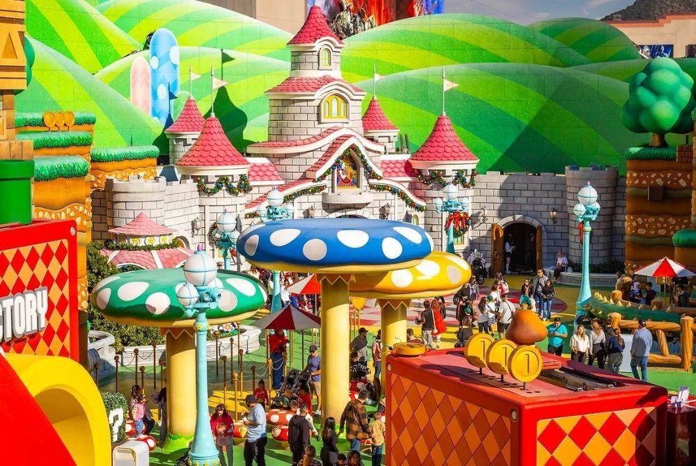 Princess Peach's Castle is among the iconic sights visitors can expect when Super Nintendo World opens in Singapore.