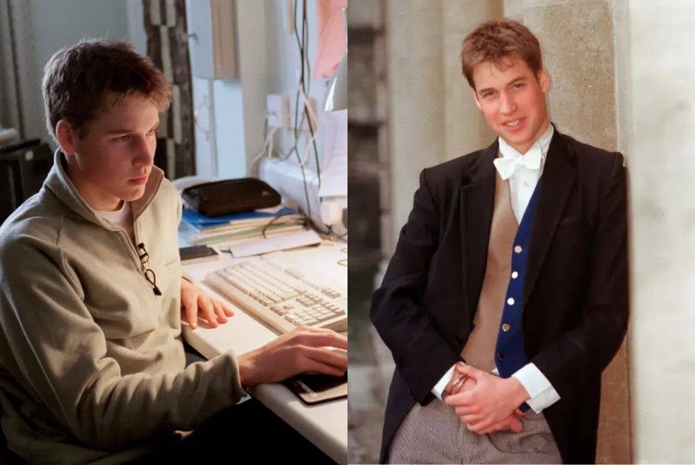 Prince William attended Eton College between 1995 and 2000, long before social media reshaped the teenage experience.