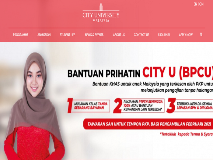 Bantuan Prihatin CITYU khas untuk penuntut Asnaf, B40