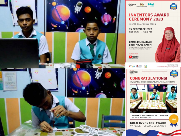 Siapa kata murid Pendidikan Khas tak boleh berjaya. Tiga murid SK Dato’ Wan Kemara sudah buktikan...