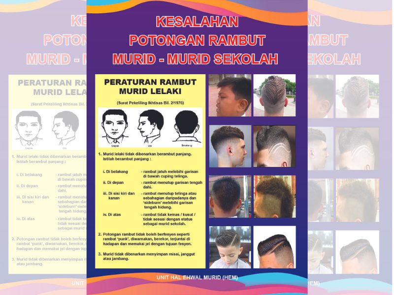 Selain rambut, banyak lagi peraturan lain yang perlu pelajar patuhi. Ini senarainya!