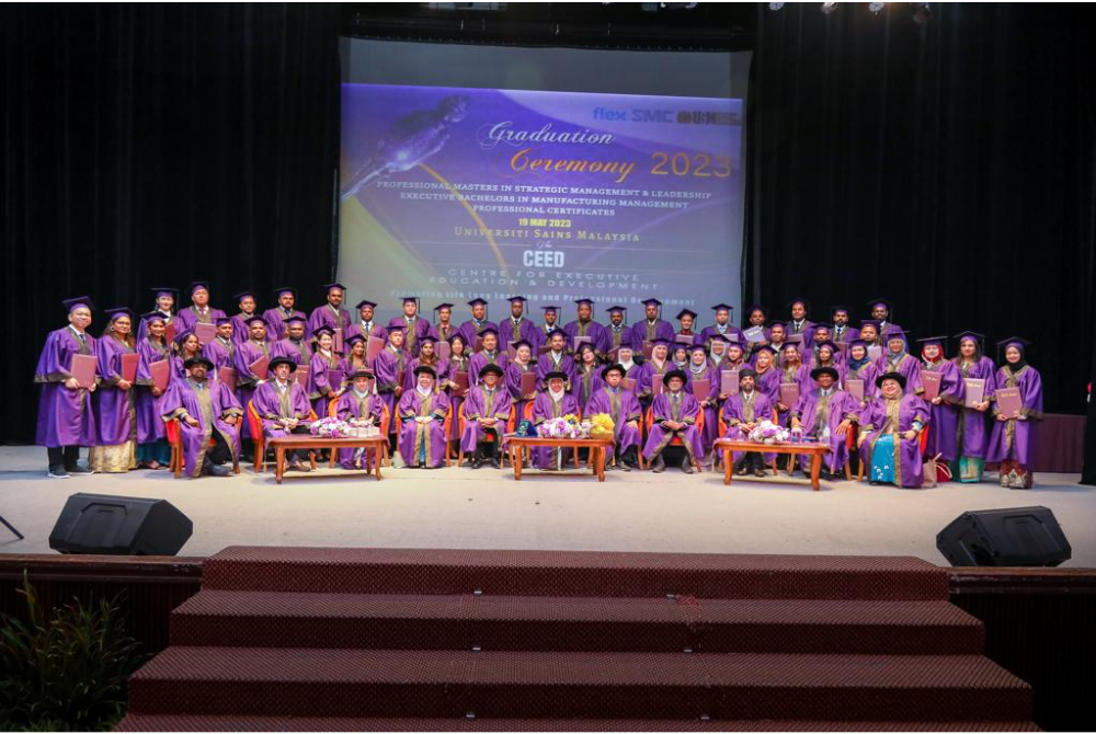 157 pekerja Flex  berjaya menamatkan pengajian dalam bidang masing-masing di Universiti Sains Malaysia (USM).