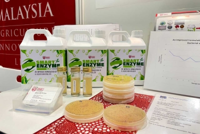 Inovasi Biobaja Cecair yang ditambah baik hasil cetusan idea Dr Ali Tan Kee Zuan.