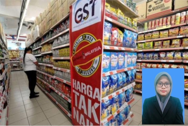 Pengenalan semula GST ketika ekonomi negara tidak stabil mungkin meningkatkan beban kos sara hidup rakyat. Gambar kecil, Nur Hazila.