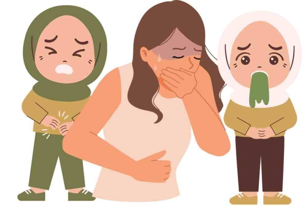 Keadaan itu berpunca daripada makanan yang dimakan ketika menghadiri program kepimpinan.