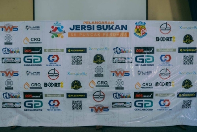 Syarikat yang terlibat dalam tajaan pelancaran jersi baharu.