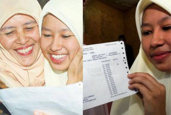 Kecemerlangan Siti Fatimah dalam SPM 2006 pernah menggemparkan negara satu ketika dahulu. 