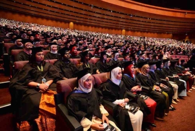 Graduan KPJU pada Majlis Konvokesyen KPJU ke-26 bertempat di Pusat Konvensyen Kuala Lumpur.