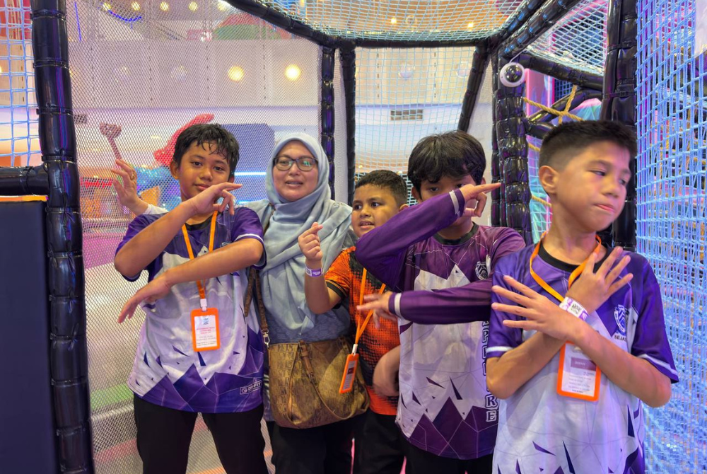 Pelajar teruja dapat melakukan pelbagai aktiviti walaupun pada waktu singkat.