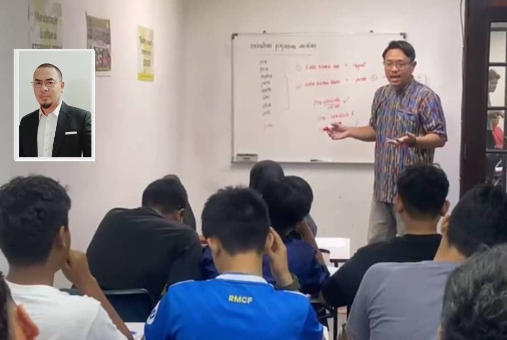 Pelajar dinasihatkan menumpukan perhatian kepada topik utama dan soalan yang kerap keluar dalam peperiksaan. Latihan percubaan peringkat negeri atau kertas SPM sebenar boleh dijadikan panduan yang berkesan. Gambar kecil: Mohd Nadzri 