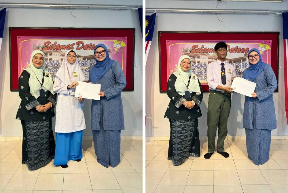 Antara pelajar yang menerima surat tawaran kemasukan ke UNITEN baru-baru ini. 