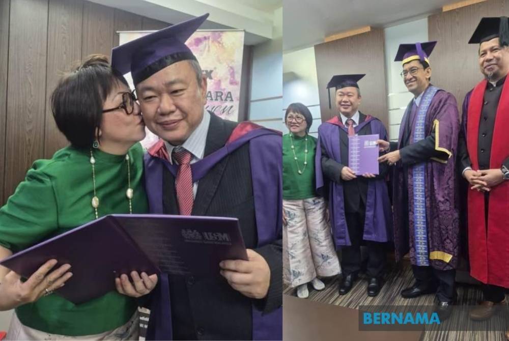 Dr Ng turut melakar sejarah tersendiri apabila menjadi graduan perubatan tertua di Malaysia setelah berjaya menamatkan pengajian melalui laluan USM 1.