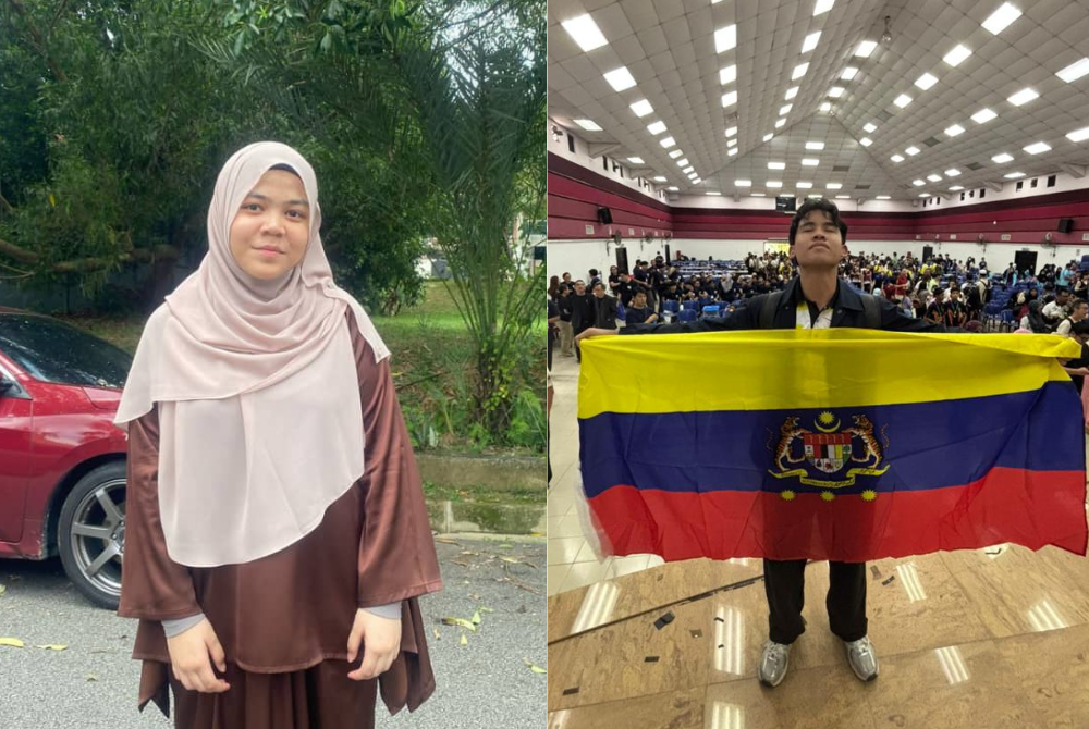 Hana Arisya (kiri) dan Muhammad Rayyan (kanan)