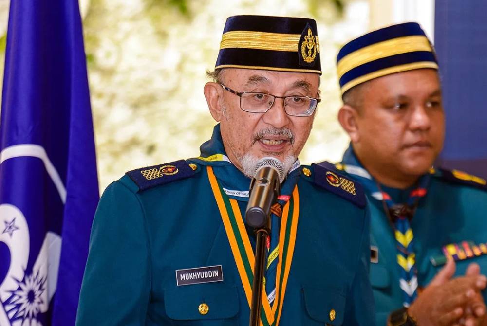 Mohammed Mukhyuddin menyampaikan ucapan pada Majlis Apresiasi KL Scouts 2025 Persekutuan Pengakap Malaysia Wilayah Persekutuan Kuala Lumpur. 
