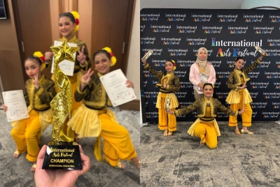 Lebih manis, kejayaan berkenaan dicapai hasil persembahan tiga murid Tahun Lima SK Seksyen 13 iaitu Sofea Zahra, Aleesya Safiya dan Nur Amani Qashrina, sekali gus membuktikan bakat anak Malaysia mampu bersaing di peringkat dunia.