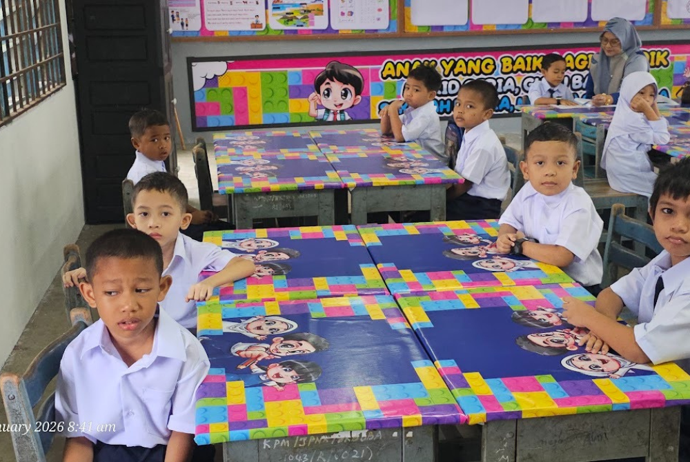 Ragam si cilik Tahun Satu di dalam kelas