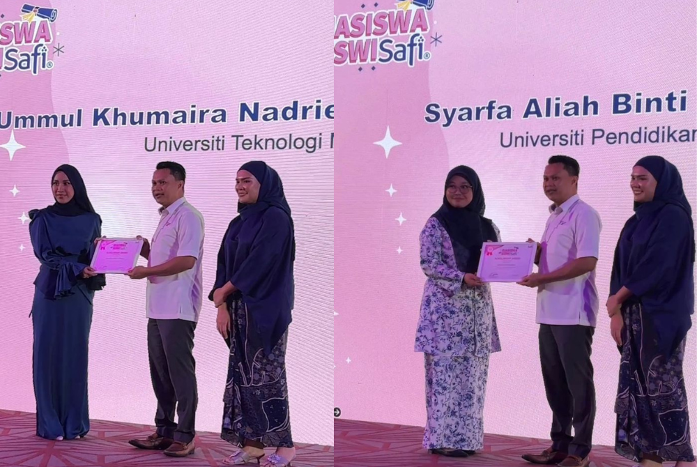 Antara siswi yang hadir untuk menerima Biasiswa Siswi Safi.