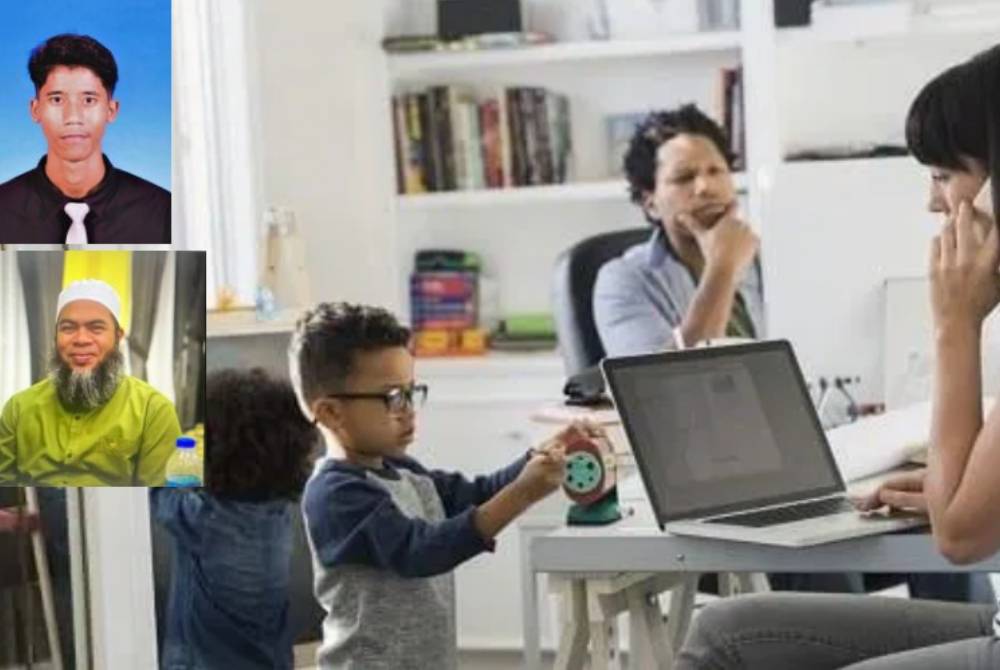 Pakar psikologi keluarga menjelaskan bahawa pendidikan sahsiah memerlukan kehadiran dan pengawasan berterusan, namun aspek itu gagal dipenuhi apabila ibu bapa sibuk mencari rezeki. Gambar kecil: Muhammad Zul Aizad dan Dr Jaharudin 