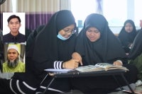 Pemisahan struktur ini menyebabkan pendidikan prauniversiti dan pendidikan tinggi diuruskan secara berasingan, walaupun kedua-duanya merupakan bahagian penting dalam rantaian pendidikan negara. Foto: Canva. Gambar kecil: Ahmad Ashraf dan Dr Jaharudin 