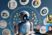 Adakah AI benar-benar memudahkan kehidupan harian atau sebenarnya menjadi faktor yang menyumbang kepada peningkatan kos sara hidup? Gambar kecil: Dr Jaharudin dan Mazarina Salsabila 