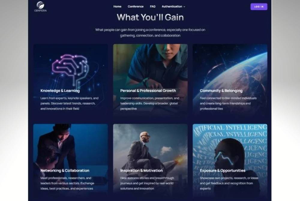 Confera menjadi medium menghubungkan komuniti akademik, industri, agensi kerajaan dan badan profesional. 