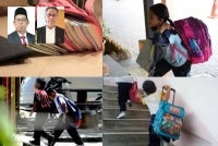 Gambar hiasan. Gambar kecil: Mohd Azizee (kiri) dan Amiruddin (kanan)