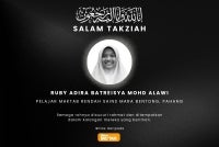 Lebih memilukan, kebakaran tersebut bukan sahaja meragut nyawa arwah, malah turut mengorbankan hampir seluruh ahli keluarganya yang terdiri daripada bapa, ibu dan dua adiknya. 
