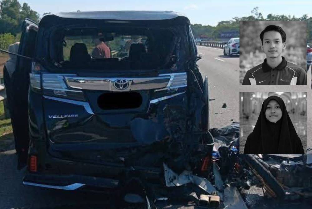 Kejadian menyayat hati itu berlaku ketika mereka dalam perjalanan dari rumah menuju ke kolej, membawa bersama impian dan cita-cita yang tidak sempat digapai. Gambar kecil: Luqman Nulrois (atas) dan Siti Nurzulaikha (bawah)