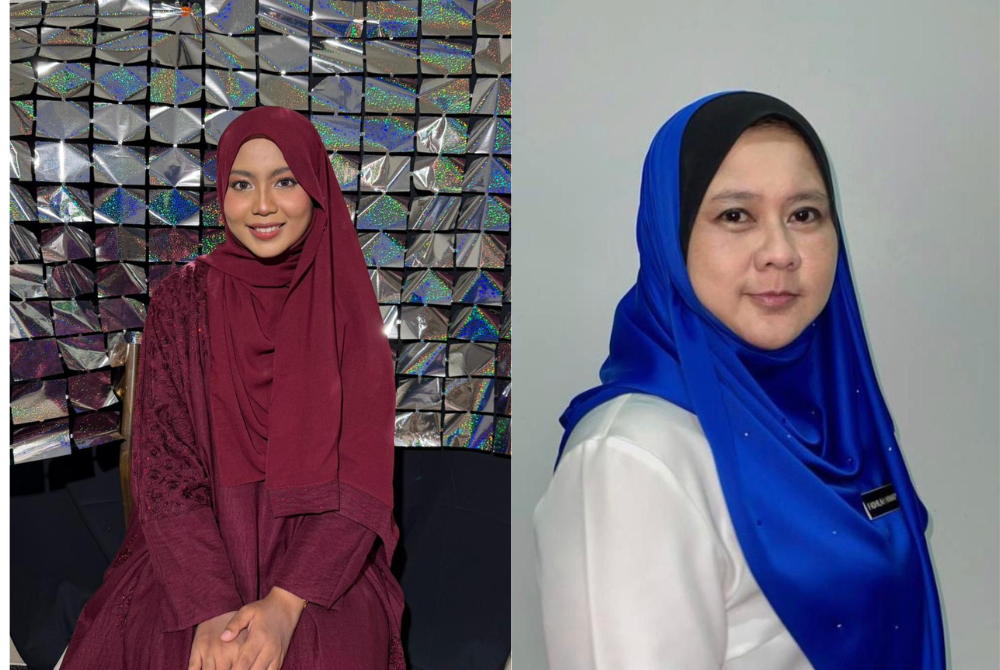 Noorshafika Naziera (kiri) dan Fadhilah (kanan)