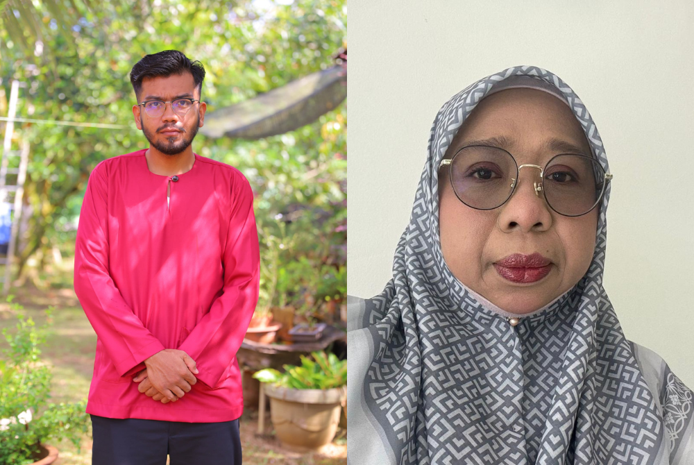 Muhammad Ummair Affan (kiri) dan Azma Azniza (kanan)