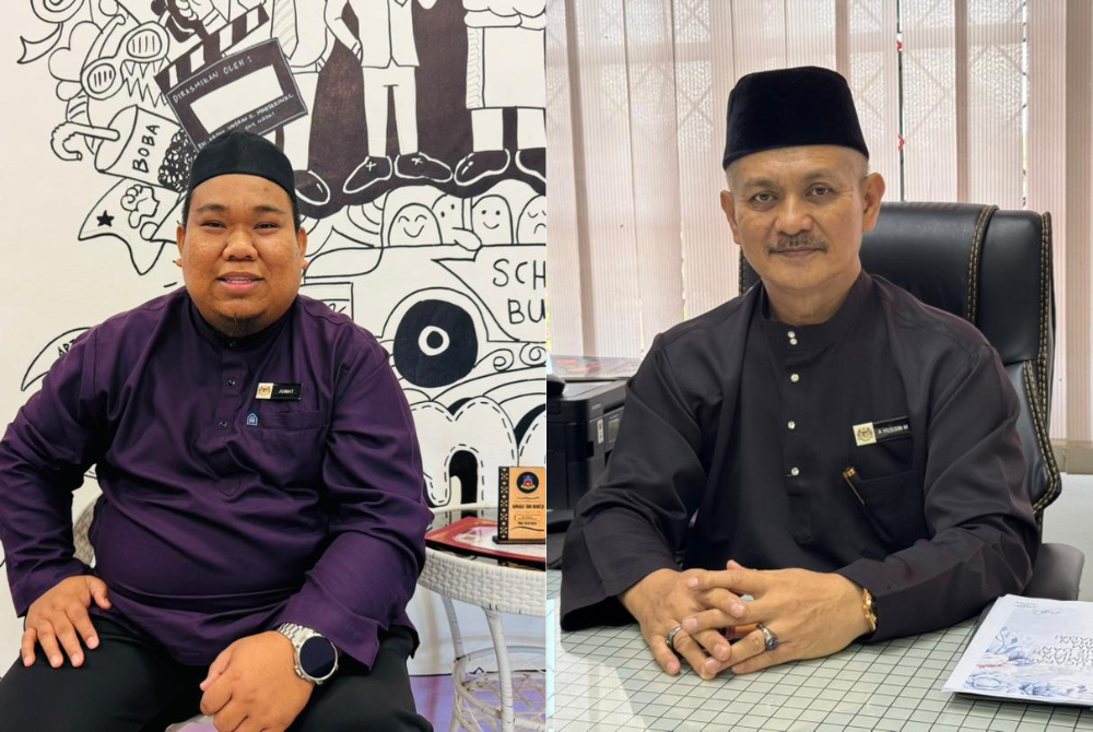 Jumat (kiri) dan Abdul Hussin (kanan)
