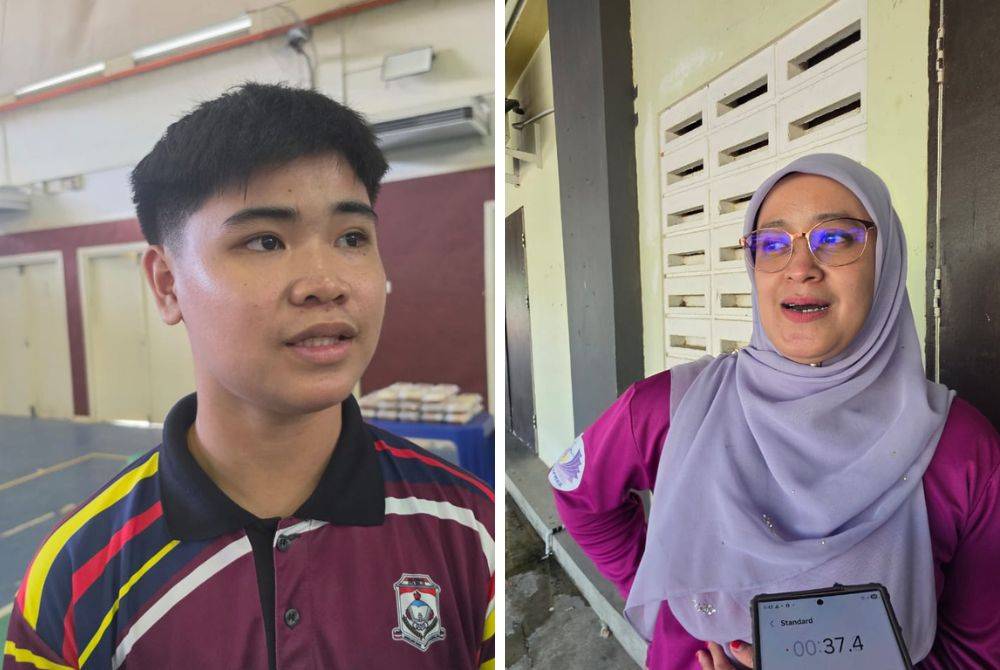 Nurasmizam (kiri) dan Zaijanah