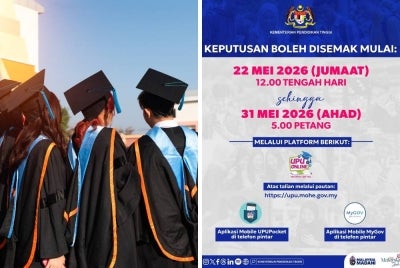 Keputusan boleh disemak secara dalam talian melalui pautan https://upu.mohe.gov.my; aplikasi mobile UPUPocket pada telefon pintar atau melalui aplikasi mobile MyGov. 