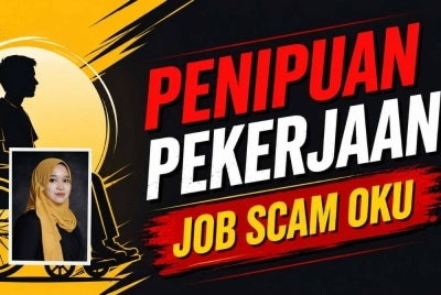 Tragisnya, di sebalik keghairahan melangkah ke alam pekerjaan, belia OKU kini menjadi sasaran empuk pemangsa digital yang licik bersembunyi di sebalik skrin. Gambar kecil: Cikgu Siti Ainulmursyida 