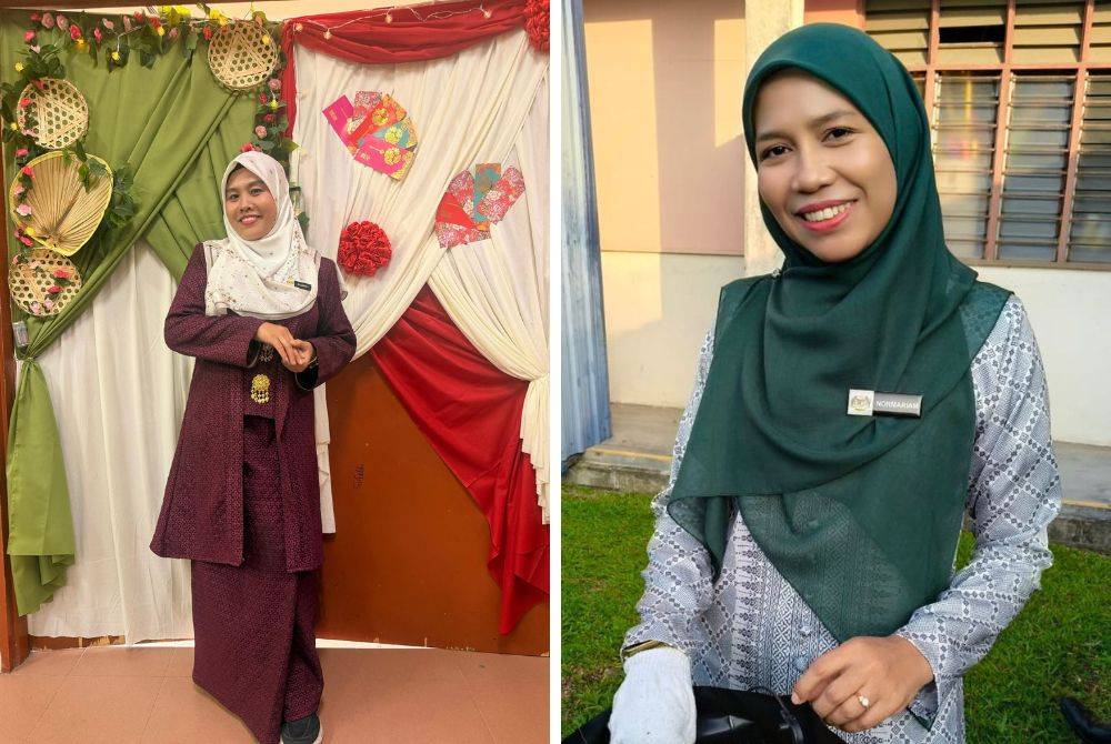 Dari kiri Radhiah dan Normariam