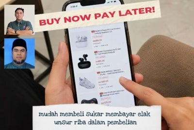 Pengguna boleh membeli dengan hanya perlu klik sahaja di aplikasi ataupun platform e-dagang untuk mereka memiliki barangan idaman. Gambar kecil: Alif Azwan (atas) dan Dr Jaharudin (bawah). 