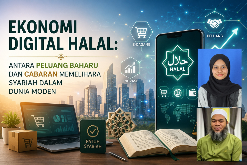 Kehidupan masyarakat moden kini sangat bergantung kepada platform digital yang menjadikan segala urusan lebih mudah dan cepat. Gambar kecil: Fatinnatasha Fazari (atas) dan Dr Jaharudin (bawah) 