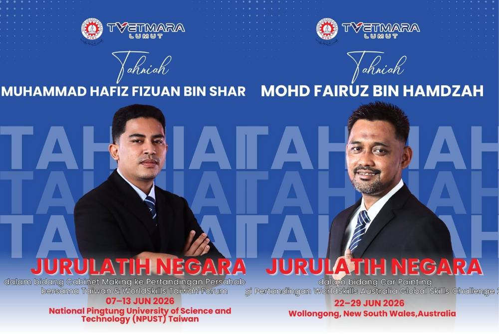 Didoakan Hafiz Fizuan (kiri) dan Mohd Fairuz terus cemerlang dalam menggalas amanah sebagai Jurulatih Negara.