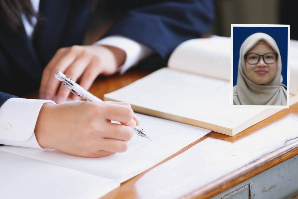 Namun begitu, hakikatnya menulis bukan sekadar aktiviti mencatat, tetapi merupakan satu proses kognitif yang penting. Gambar kecil: Dr Nor Amalina