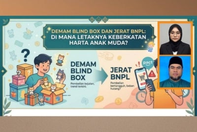 Kemudahan digital ini akhirnya bertindak sebagai pemangkin untuk anak muda berbelanja melampaui kemampuan sehinggakan ada yang sanggup memulakan fasa hidup dewasa mereka dengan memikul bebanan hutang yang tidak produktif demi sekadar melayan kepuasan nafsu yang sementara. Gambar kecil: Nur Syamimi (atas) dan Dr Jaharudin (bawah) 