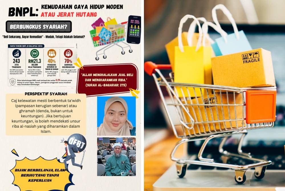 Namun, di sebalik kemudahan yang tampak mesra pengguna, timbul persoalan penting dari sudut ekonomi Islam: adakah BNPL benar-benar menjadi solusi kewangan moden atau sebenarnya satu bentuk jerat hutang yang terselindung di sebalik kemudahan teknologi? Gambar kecil (kiri): Nurul Nabihah (atas) dan Dr Jaharudin (bawah)