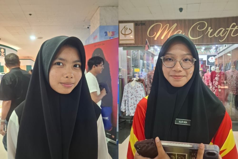 Kiri Aina Nur Zaireen dan Nur Mia Zahra