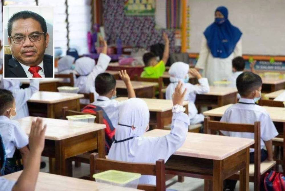 Keutamaan diberikan kepada pembinaan blok satu tingkat supaya ia dapat digunakan bagi menampung kemasukan murid. Gambar kecil: Shukri