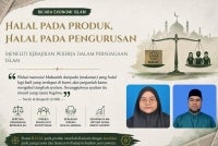 Adakah status halal itu hanya sekadar diletakkan pada produk atau proses pembuatan fizikal semata-mata atau turut merangkumi cara sumber manusia dan pekerja di dalamnya dilayan? Gambar kecil: Siti Nurzakirah (kiri) dan Dr Jaharudin (kanan) 