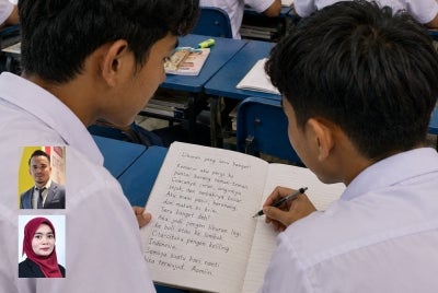 Gambar hiasan. Gambar kecil Daing Zairi dan Fazilah