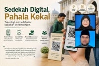 Menariknya, pengaruh digital ini bukan sahaja mengubah cara berbelanja, tetapi ia juga mengubah cara mereka beramal. Gambar kecil: Nurul Ain Natashah (atas) dan Dr Jaharudin (bawah)