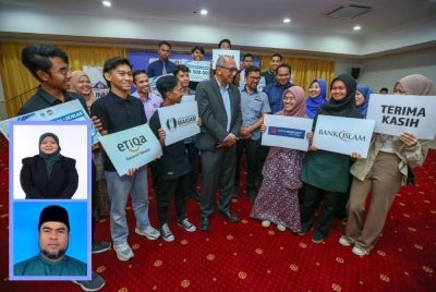 Islam memandang kekayaan sebagai amanah daripada ALLAH SWT yang perlu diurus secara adil agar tidak hanya berlegar dalam kalangan golongan tertentu sahaja. Gambar kecil: Nor Najlaa Aina (atas) dan Dr Jaharudin (bawah)
